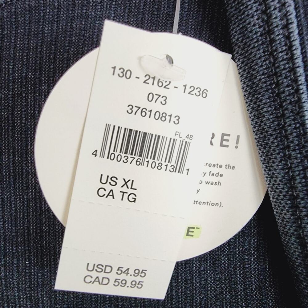 Aerie OFFLINE Sidewalk Seamless Ribbed Long Sleeve Crop Top Black XL NWT Stretch - Picture 5 of 7